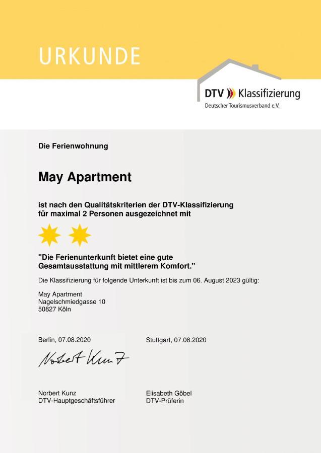 May-Apartment Koeln Zentrale Ferienwohnung Exterior foto